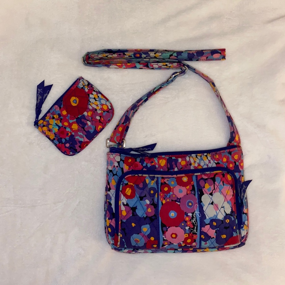 Vera Bradley RDID Little Hipster bag